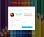 Profile Contact Form Flat Responsive Widget Template