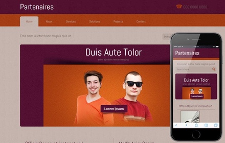 Partenaires a Corporate Consulting Flat Bootstrap Responsive Web Template