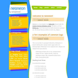 Neoneon: CSS Templates | TEMPLATED