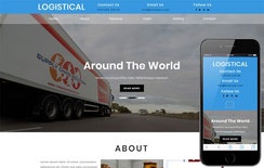 Logistical – Transportation & Logistics Website Template