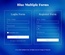 Blue Multiple Forms a Flat Responsive Widget Template