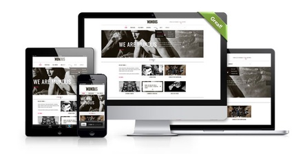 Classic Blog Responsive Mobile Website Template