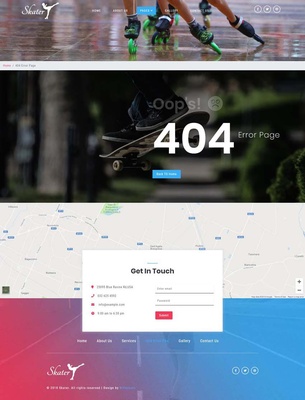 Skater a Sports Category Bootstrap Responsive Web Template