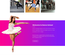 Dance School an Entertainment Category Web Template