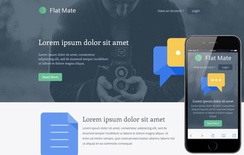 Flatmate a Singlepage Flat Bootstrap Responsive web template