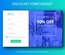 Discount Form Widget A Flat Responsive Widget Template