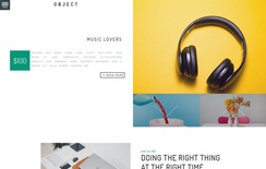 Object Multipurpose Bootstrap Responsive Web Template.