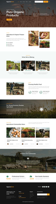 Agrowfarm an agriculture related website template