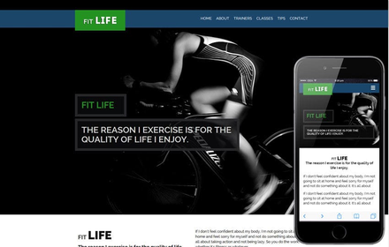 Fit Life a Sports Category Flat Bootstrap Responsive Web Template