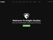 Knight - Free Creative Bootstrap Theme | BootstrapMade