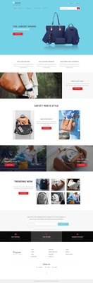 Baggage – E-commerce Category Bootstrap Responsive Web Template