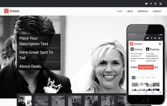 Intent Flat Responsive Wedding web template