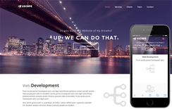 Escape a Corporate portfolio Flat Responsive web template