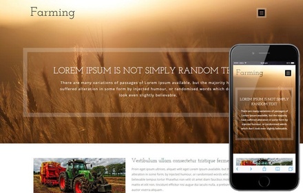 Farming a Agriculture Category Flat Bootstrap Responsive Web Template