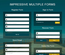 Impressive Multiple Forms a Flat Responsive Widget Template