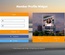 Member Profile Flat Responsive Widget Template