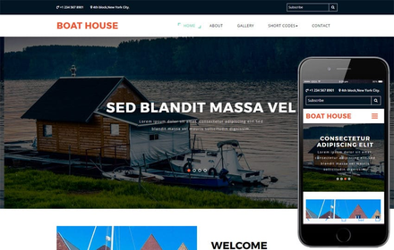 Boat house a Travel Category Bootstrap Responsive Web Template