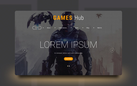 Games Hub a Games Category Bootstrap Responsive Web Template