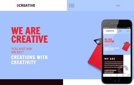 SCreative a Corporate Business Flat Responsive Web Template