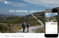 Trekking a Flat Ecommerce Bootstrap Responsive Web Template