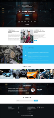 Carmotive an Industrial Category Bootstrap Responsive Web Template