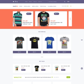 Webcart web and mobile website template for free