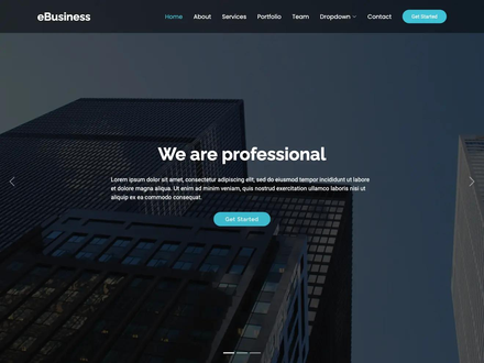 eBusiness Bootstrap Corporate Template | BootstrapMade