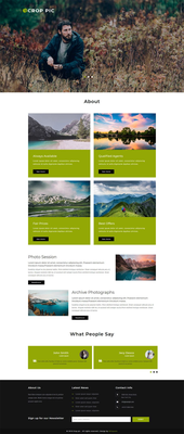 Crop Pic Photo Gallery Category Bootstrap Responsive Web Template