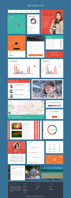 Flat Flexible UI Kit Flat Bootstrap responsive Web Template