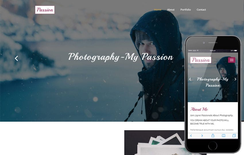 Passion a Personal Category Bootstrap Responsive Web Template