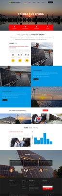 Radiant Energy an Industrial Category Bootstrap Responsive Web Template