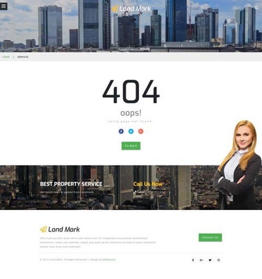 Land Mark – Real Estate Bootstrap Responsive Web Template