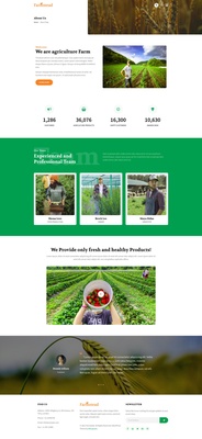 Farmstead Website Template