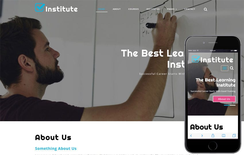 Institute Education Category Bootstrap Responsive Web Template