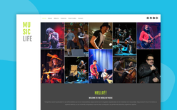 Music Life a Entertainment Category Flat Bootstrap Responsive web template