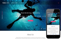 Pool Dive a Sports Category Flat Bootstrap Responsive Web Template