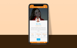 Flat Profile App A Mobile App Flat Bootstrap Responsive Web Template