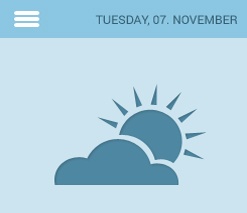 Weather a Mobile App based Flat Bootstrap Responsive Web Template