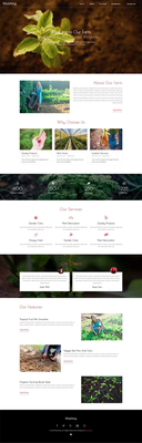 Mulching Agriculture Category Bootstrap Web Template