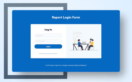 Report Login Form