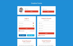 Creative Forms  Responsive Widget Template