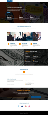 Mutual a Corporate and Business Flat Responsive Web Template