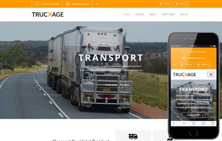 Truckage A Transportation Category Flat Bootstrap Responsive Web Template