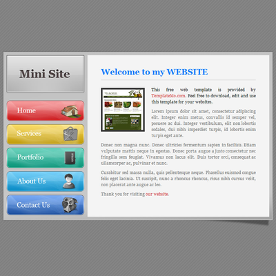 Mini Site Template