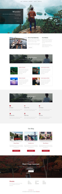 Wander a Travel Category Flat Bootstrap Responsive Web Template