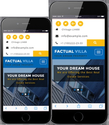 Factual Villa a Real Estate Category Bootstrap Responsive Web Template