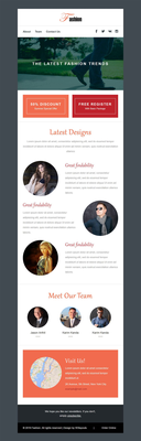 Fashion a Newsletter Template