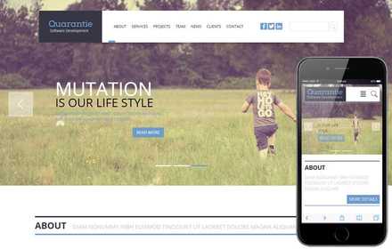 Quarantie a Corporate Flat Bootstrap Responsive web template