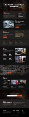 Induz a Industrial Website Template