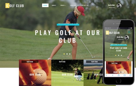 Golf Club a Sports Category Bootstrap Responsive Web Template